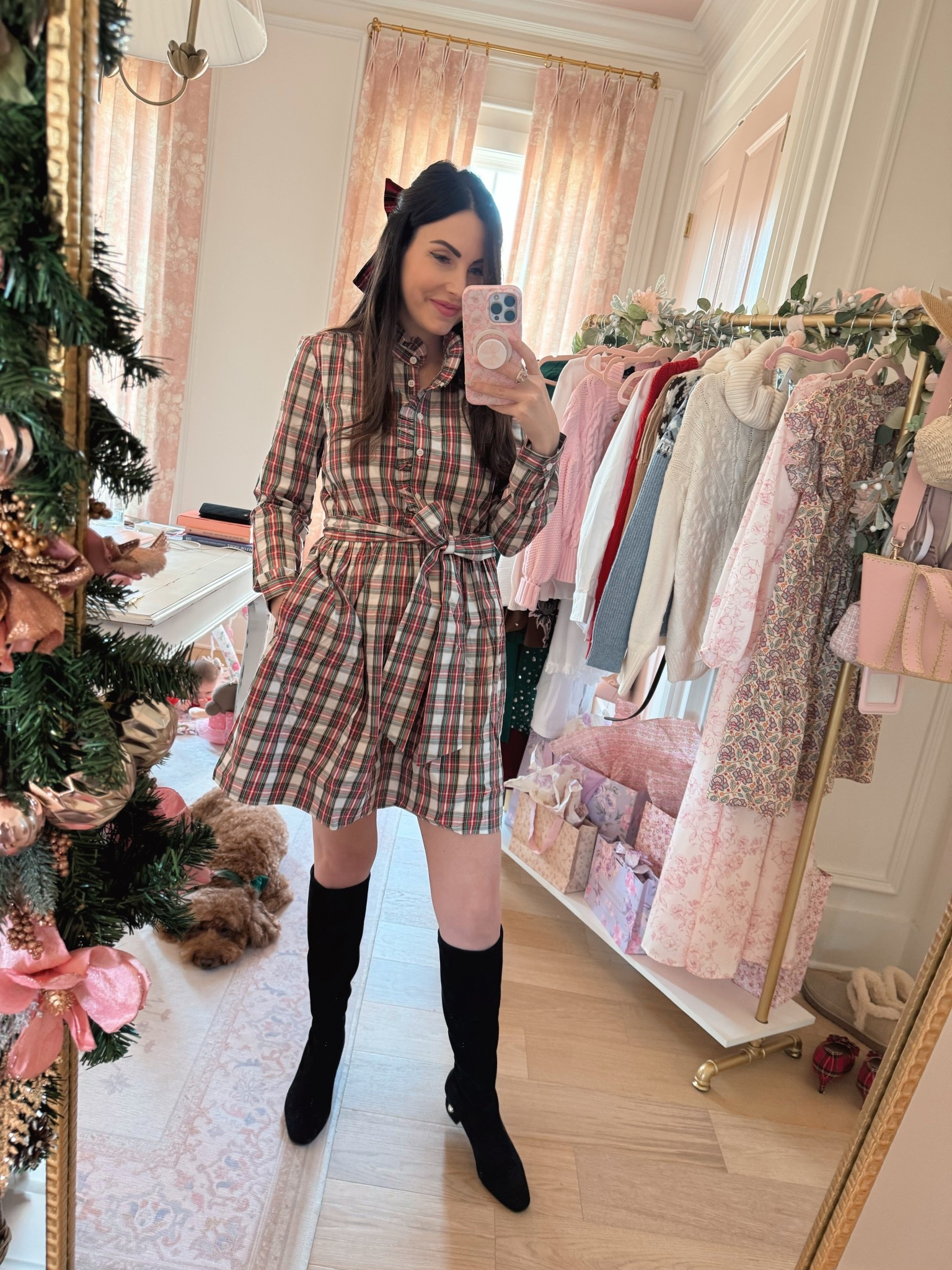 Today’s festive casual holiday outfit! Heading out to wineries and a cute Christmas town! 

#LTKFindsUnder100 #LTKHoliday #LTKSeasonal