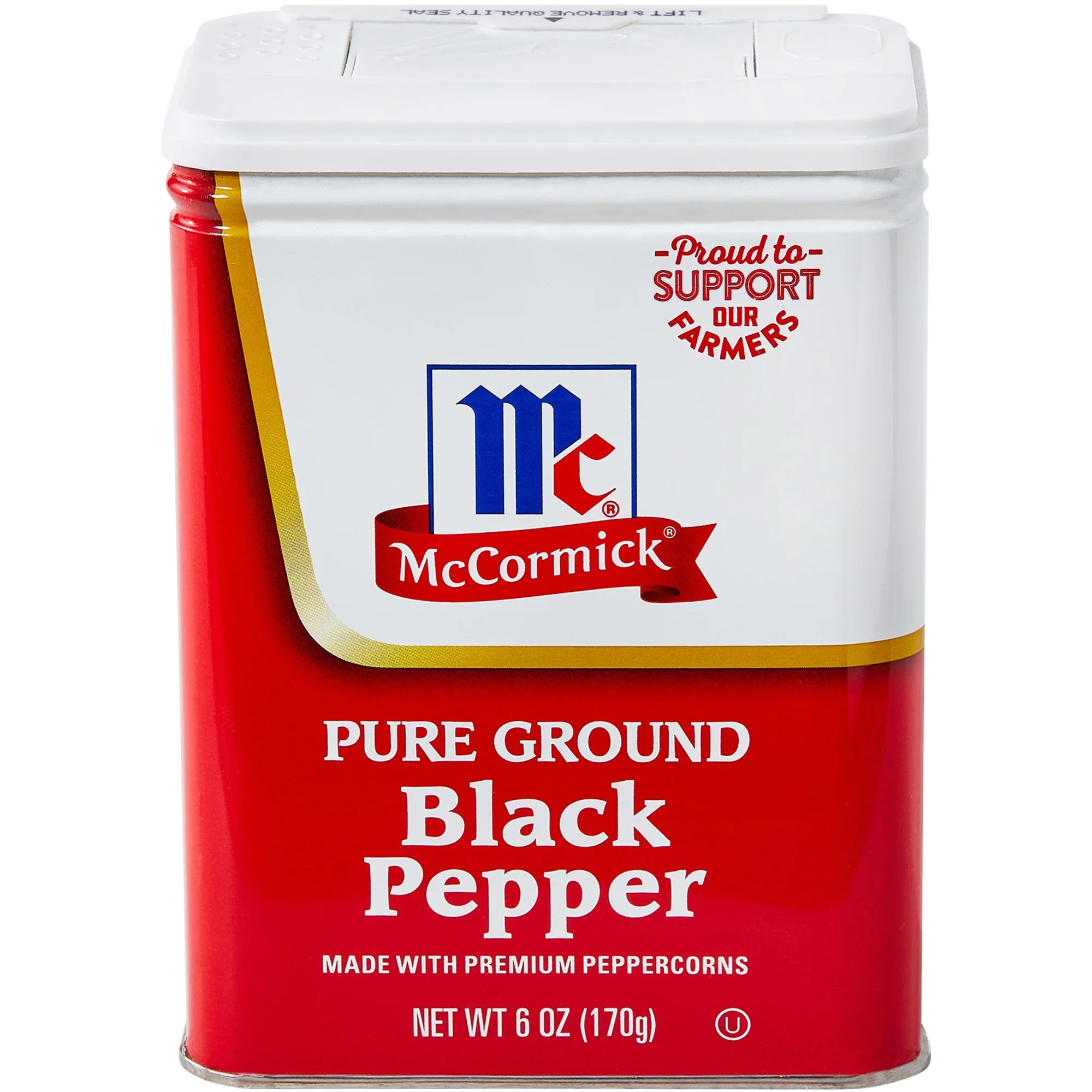 McCormick Black Pepper - Pure Ground, 6 oz | Walmart (US)