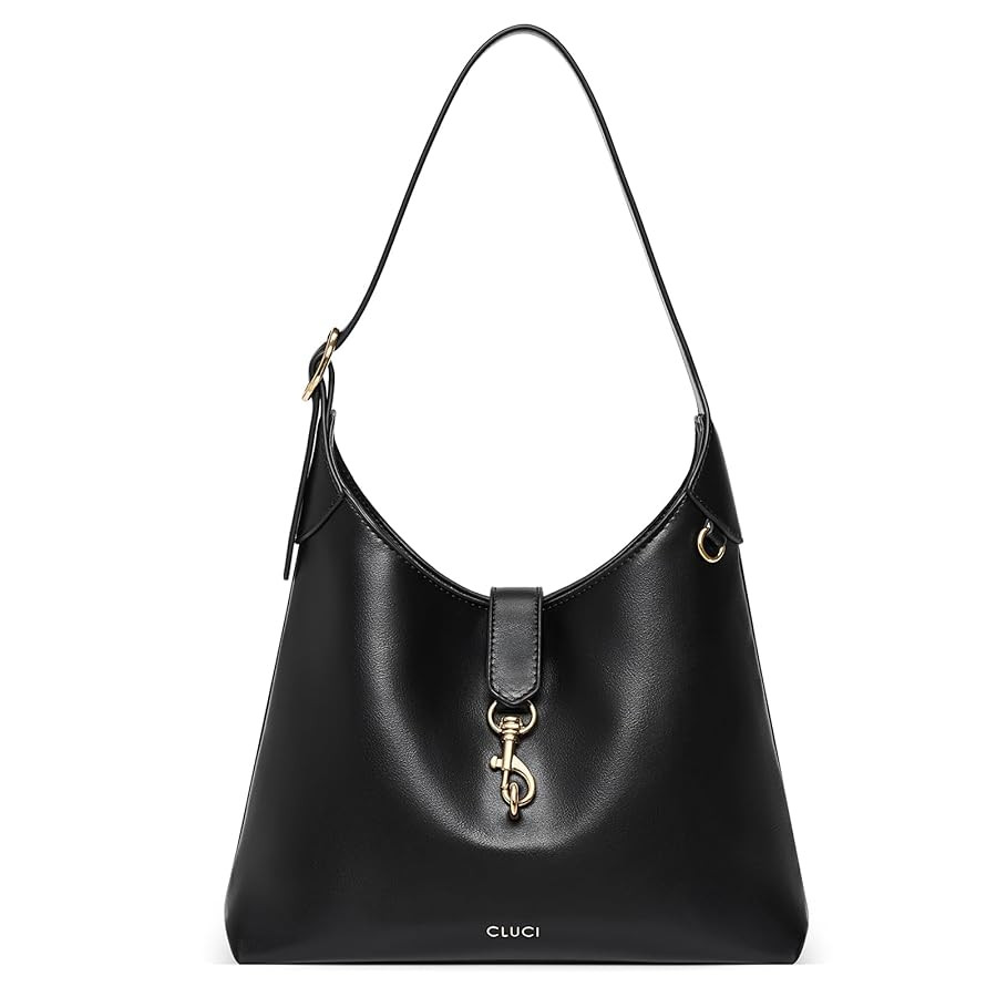 CLUCI Hobo Bags for Women, Soft Vegan Leather Purses with Adjustable Strap, Lightweight Shoulder ... | Amazon (US)