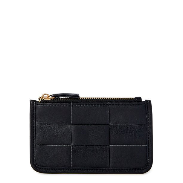 Time and Tru Ethel Small Card Wallet Black - Walmart.com | Walmart (US)