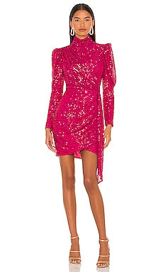 SAYLOR Bianca Mini Dress in Fuchsia from Revolve.com | Revolve Clothing (Global)