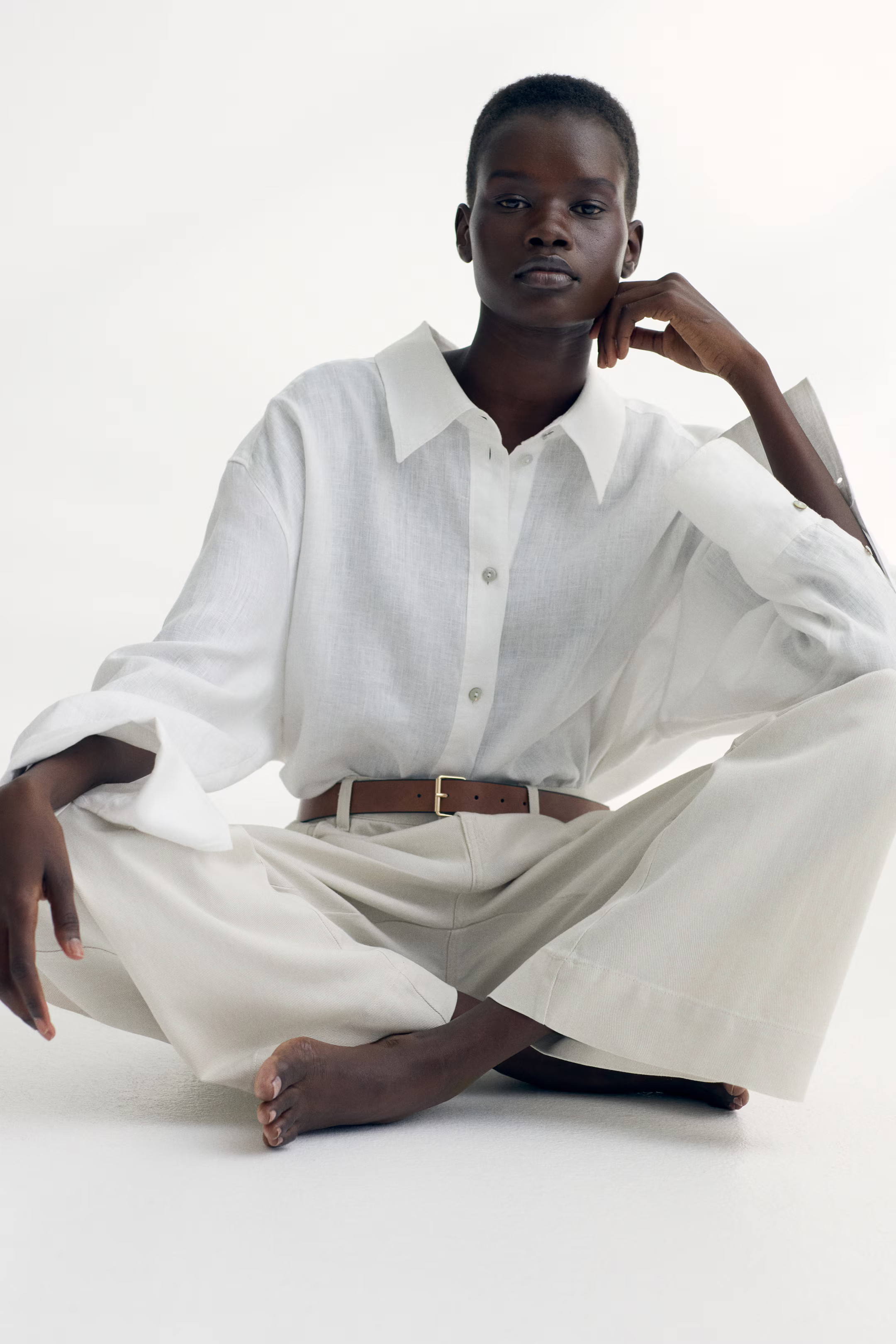 Belted Twill Pants | H&M (US + CA)