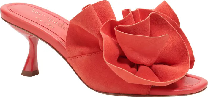 Kate Spade New York flourish flower accent sandal (Women) | Nordstrom | Nordstrom