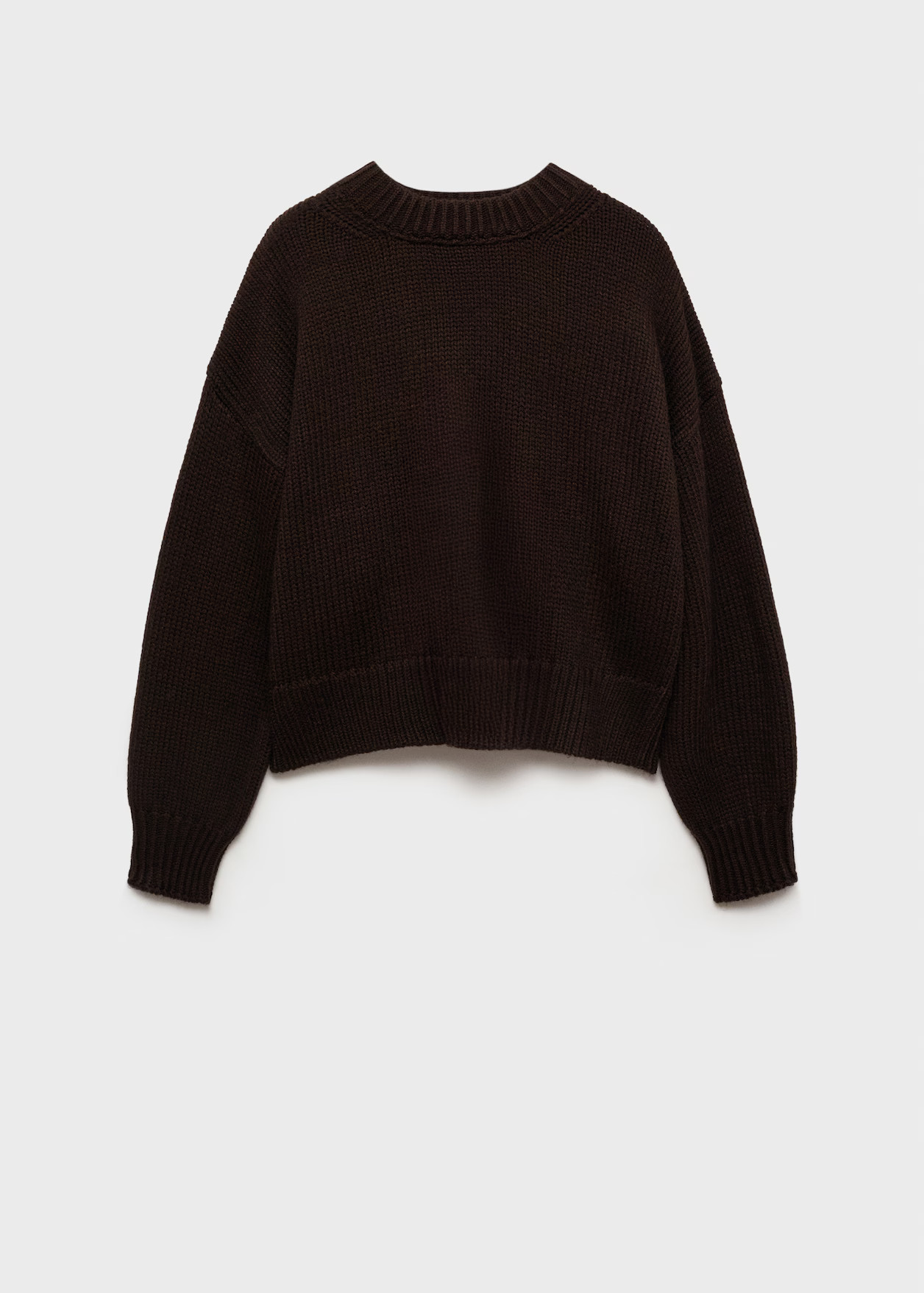 Round-neck knitted sweater  - Women | MANGO USA | Mango (US/MX/AU)