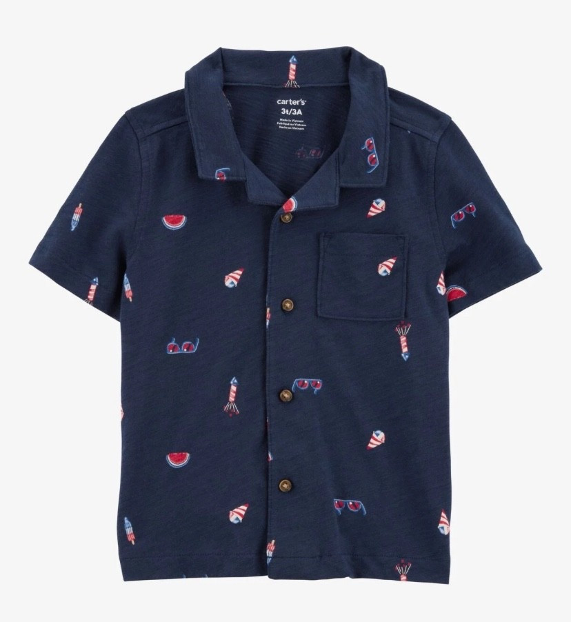 Fourth of July - toddler shirt, $10, reg $24

#carters #toddler #toddlerboy #july4th #toddlershirt #under10 #budgetfriendly 


#LTKFindsUnder50 #LTKSeasonal #LTKKids
