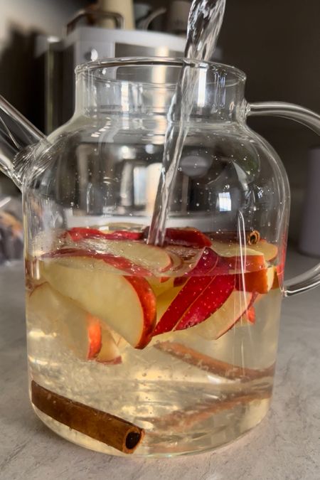 Y’all, I am so obsessed with this glass tea kettle! My favorite thing to use it for right now, it to make my home smell amazing by boiling water & adding some citrus slices and cinnamon sticks with a touch of vanilla extract! Let me now if you snag it! 😍

#LTKSeasonal #LTKhome #LTKHalloween