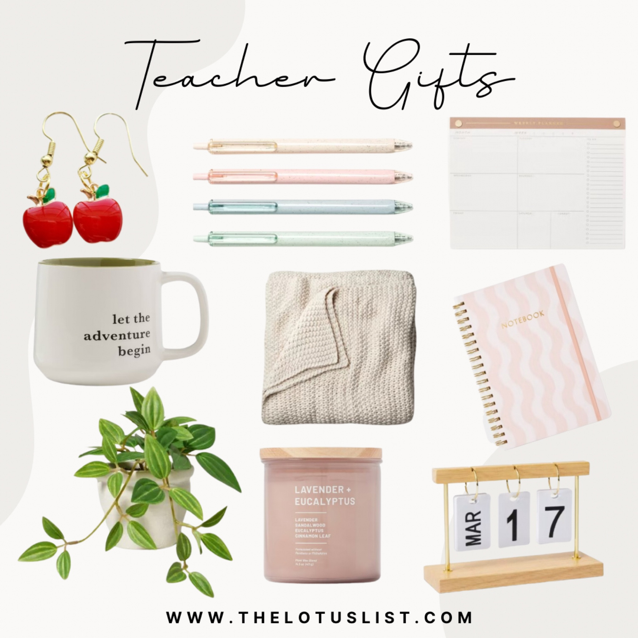 Teacher Gifts

Ltkfindsundr100 / ltkfindsunder50 / LTKhome / target / target finds / home / home decor / teacher gift / teacher gifts / gift guide / gift guides / teacher gift guide / stationery / journal / sale / sale alert / holiday 

#LTKSeasonal #LTKGiftGuide #LTKHoliday