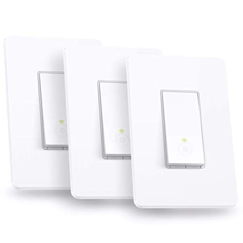Kasa Smart Light Switch HS200P3, Single Pole, Needs Neutral Wire, 2.4GHz Wi-Fi Light Switch Works... | Amazon (US)