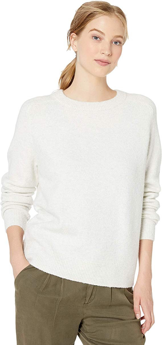 Amazon Brand - Daily Ritual Women's Cozy Boucle Crewneck Pullover Sweater | Amazon (US)
