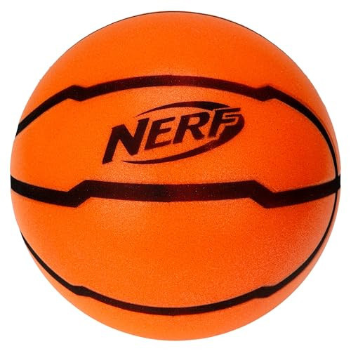 Nerf Quietcourt Silent Foam Mini Basketball - Quiet Ball for Indoor Dribbling Practice + Drills - 7" Inch Mini Kids + Youth Basketball - Never Goes Flat Foam Construction | Amazon (US)