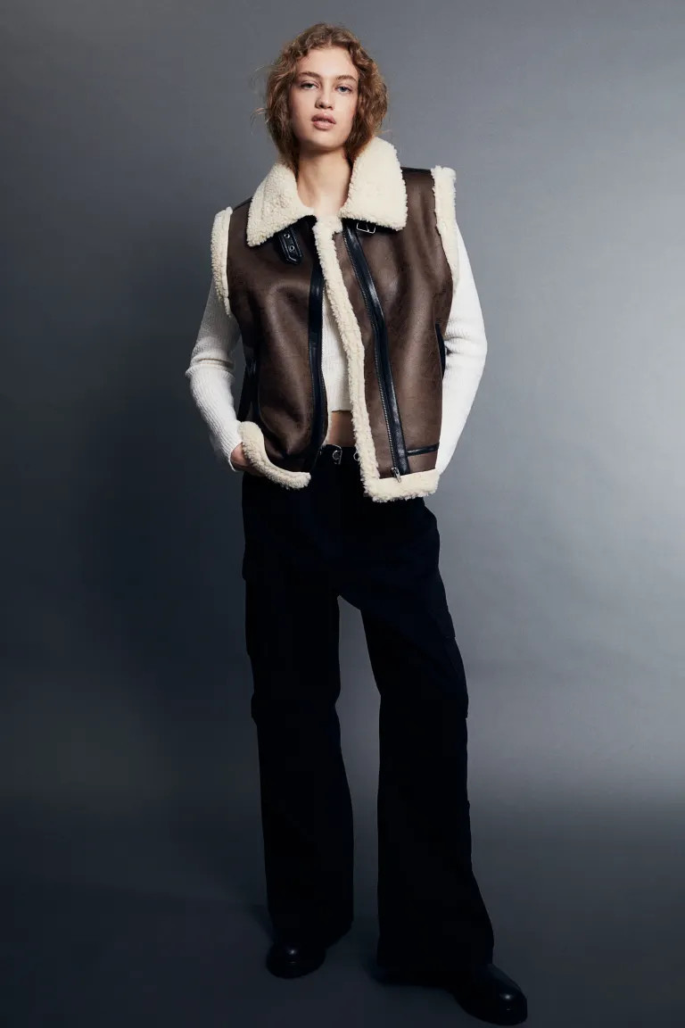 Teddy-fleece-lined Vest | H&M (US + CA)