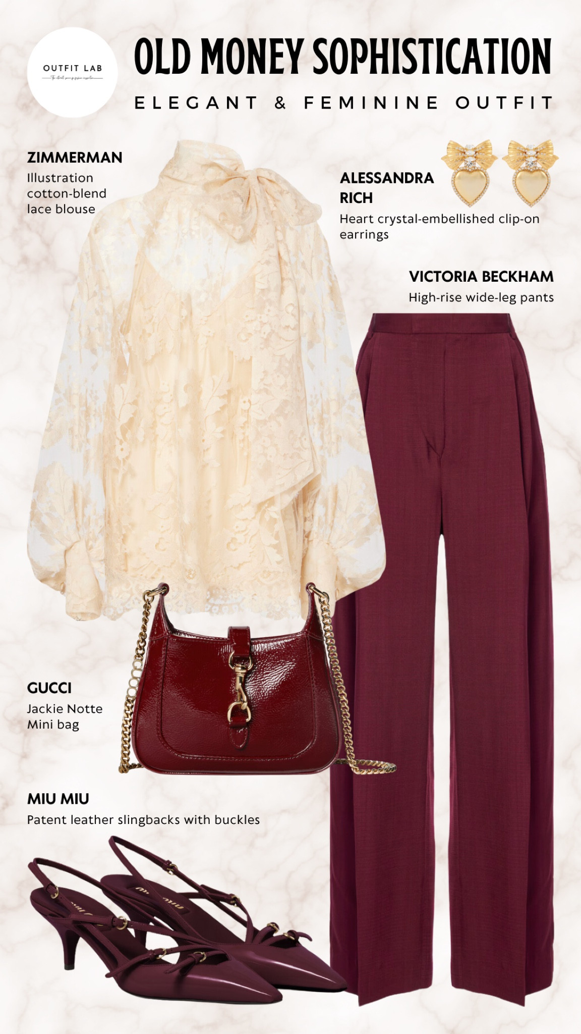 Old Money Sophistication: Elegant & Feminine Outfit – Shop Now!

Exude timeless elegance with this old money sophisticated outfit. Featuring a refined Zimmerman blouse paired with tailored Victoria Beckham pants for a polished look. Accessorize with chic Miu Miu pumps, a luxurious Gucci bag, and Alessandra Rich earrings for a feminine touch. Perfect for any upscale occasion, this outfit combines elegance and sophistication effortlessly. Shop now to elevate your wardrobe with this stunning ensemble!

#LTKWorkwear #LTKOver40 #LTKStyleTip