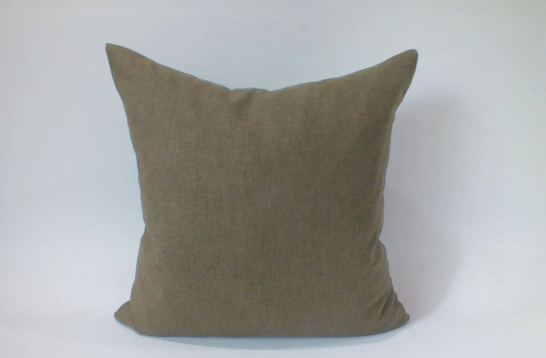 Green brown Hemp Cushions  Hand woven Sofa living room Throw Pillow case Decorative ethnic  cushi... | Etsy (US)
