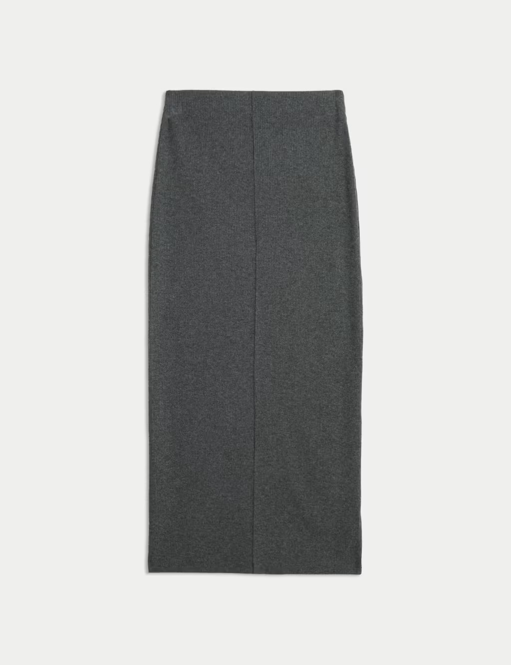 Jersey Ribbed Knee Length A-Line Skirt | Marks & Spencer (UK)