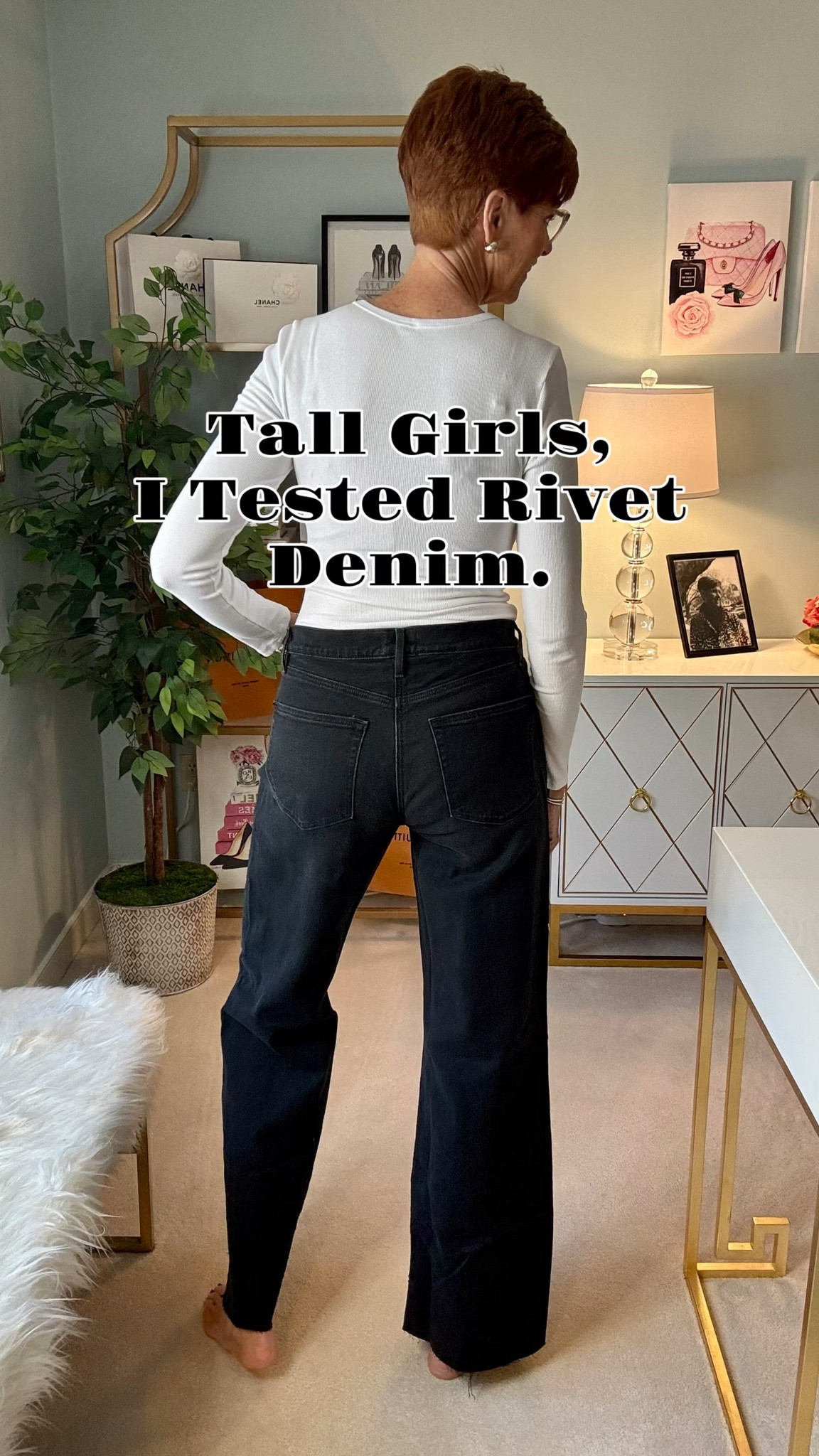 I ordered the new Loft Rivete denim in tall — sizes 29 and 30 — and these were the fits that immediately stood out.

Want the links? Like, Follow & Comment SHOP and I’ll send links right to your DM.

Front view. Side view. Length check. No over-explaining. Just visual proof.

As a 6’1” woman who wears jeans almost every day, fit matters more to me than trends. Rise, length, structure — all of it.

This is Part 2 of a 3-part series: • Today: The tall fit test • Monday: The best picks • Next: What I’m actually keeping

If you’re tall and tired of guessing with denim, save this and come back Monday.

Hashtags
#TallStyle #DenimTryOn #WomenOver40Style #ClassicEverydayStyle

#LTKootd #LTKOver40 #LTKTall