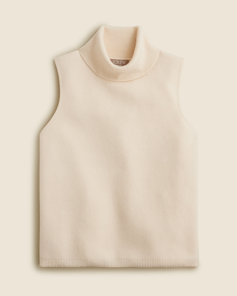 Cashmere mockneck sweater shell | J. Crew US
