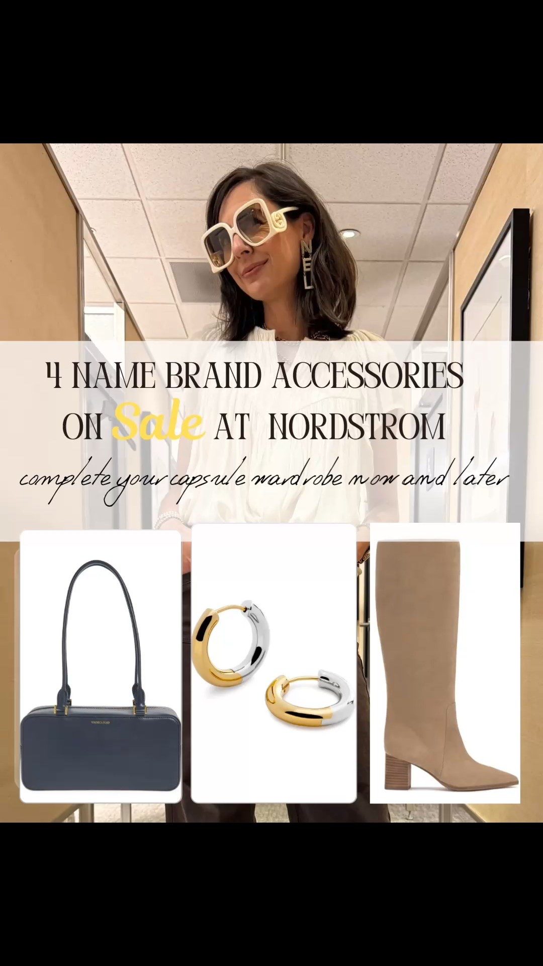 Here are Ford namebrand accessories on sale at Nordstrom. Now that will complete a capsule wardrobe you can wear now and later.

Visit closetchoreography.com to see the Nordstrom anniversary sale capsules