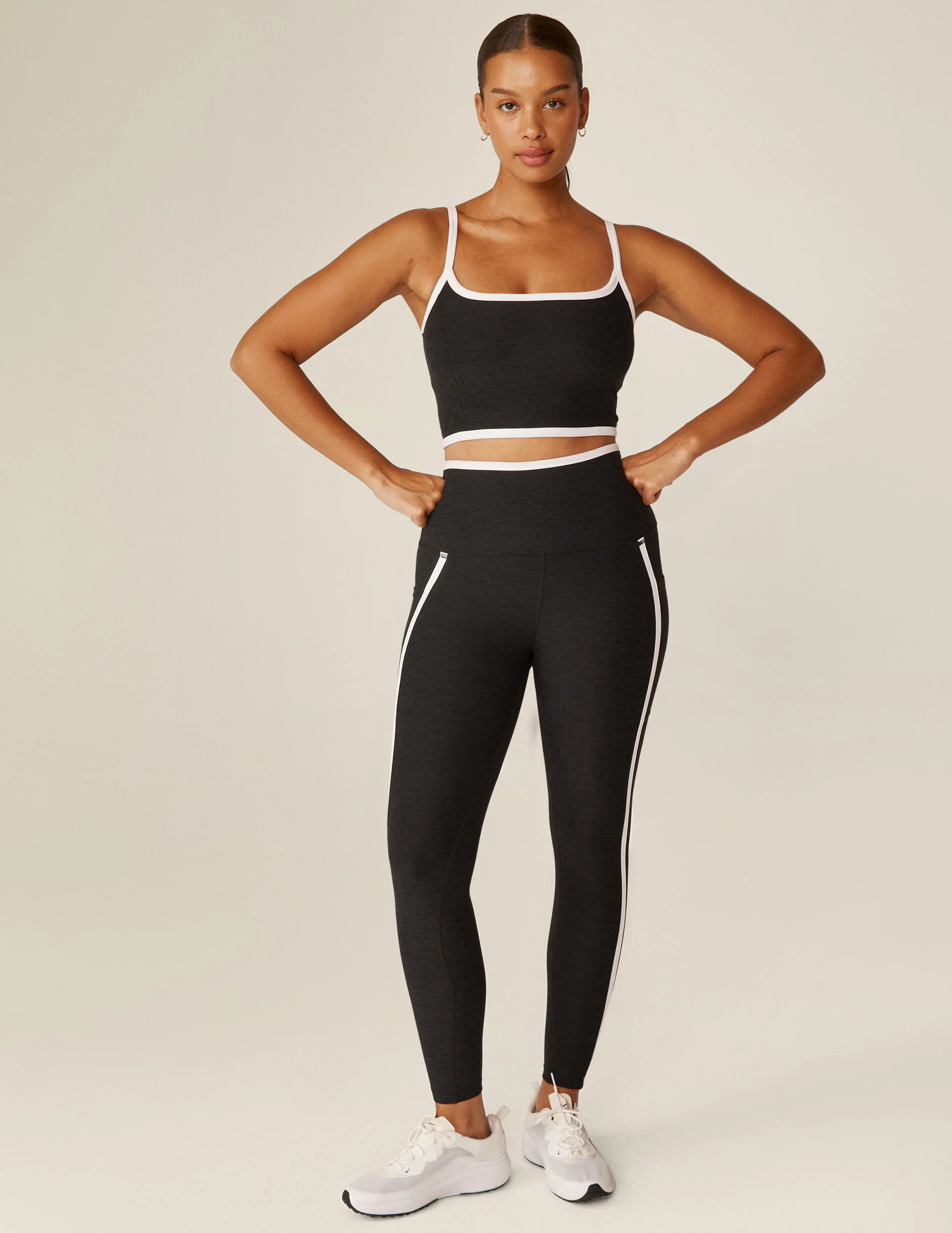 Spacedye New Moves High Waisted Midi Legging | Beyond Yoga