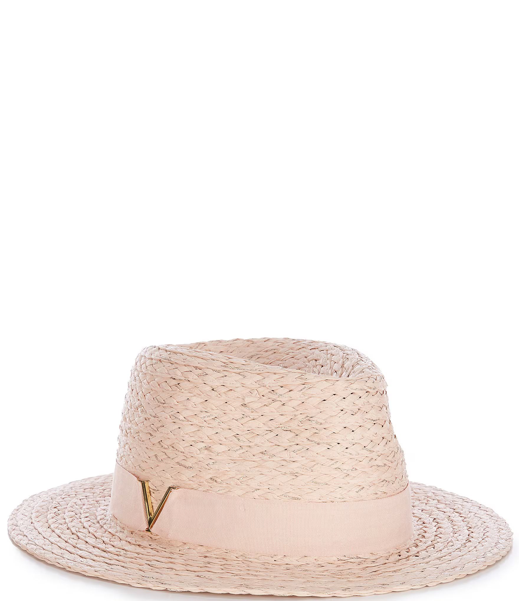 Vince Camuto Metallic Lala Straw Panama Hat | Dillard's | Dillard's