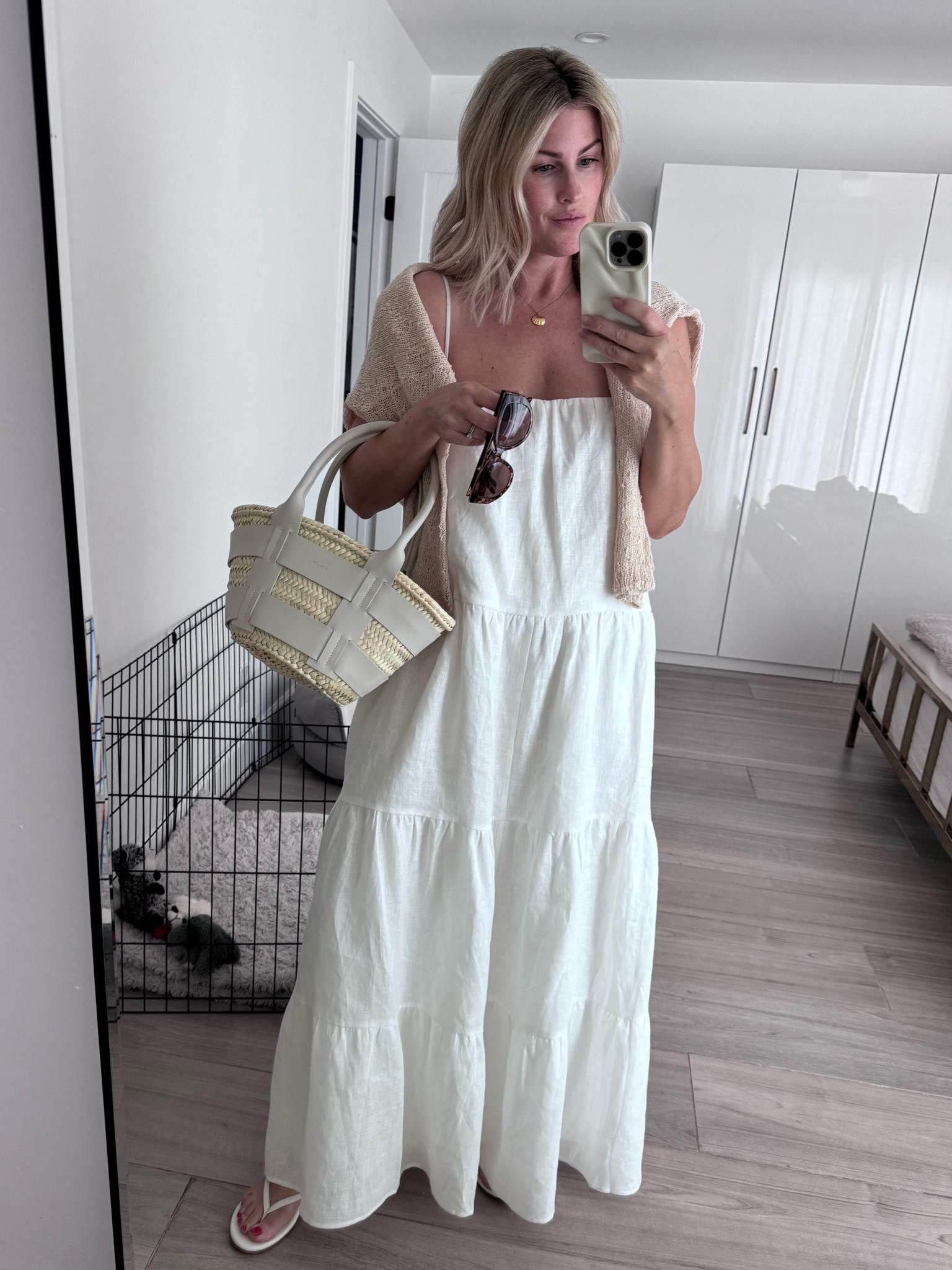 Summer whites 🤍

Dissh, linen dress, white linen, woven tote, summer tote, flip flops, Beek by two birds, dresses

#LTKOver40 #LTKFindsUnder100 #LTKSeasonal