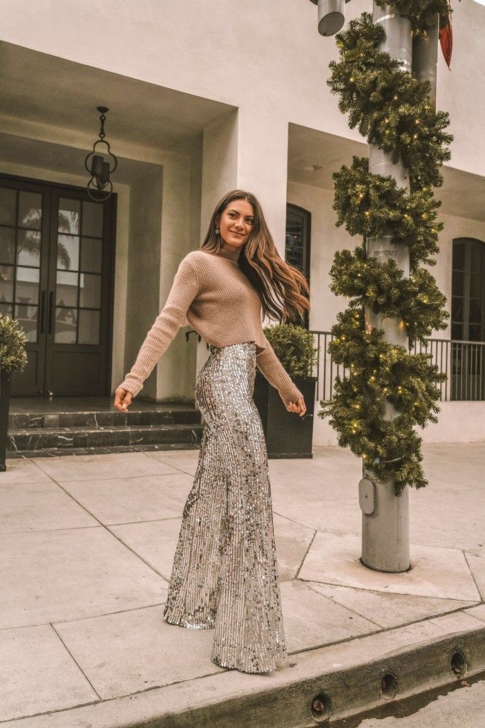 Holiday outfit 
Grey sequin /metallic pants
Camel/light brown  sweater 


#LTKHoliday #LTKCyberWeek #LTKGiftGuide