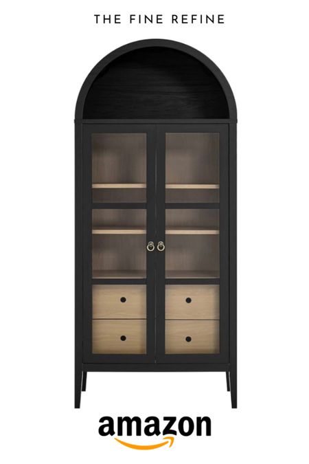 Discover elegance with our Modern Black Oak Display Cabinet. Sleek, sophisticated, and affordable on Amazon – style meets affordability! #amazonhome

#LTKsalealert #LTKSeasonal #LTKhome