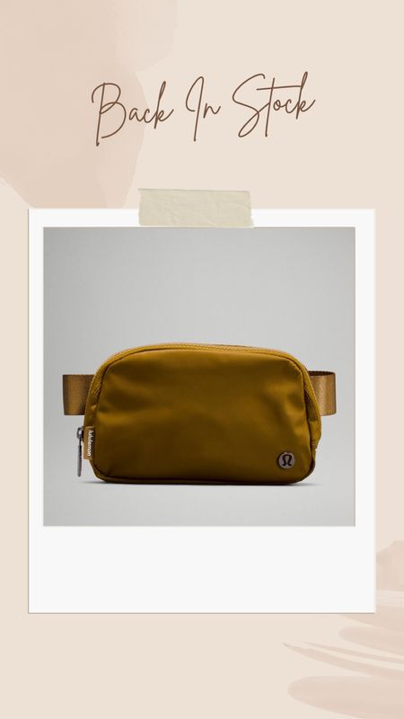 Hurry! Back in stock 🤎 #Lululemon #beltbag #instock #everywherebeltbag 

#LTKfit #LTKitbag #LTKunder50