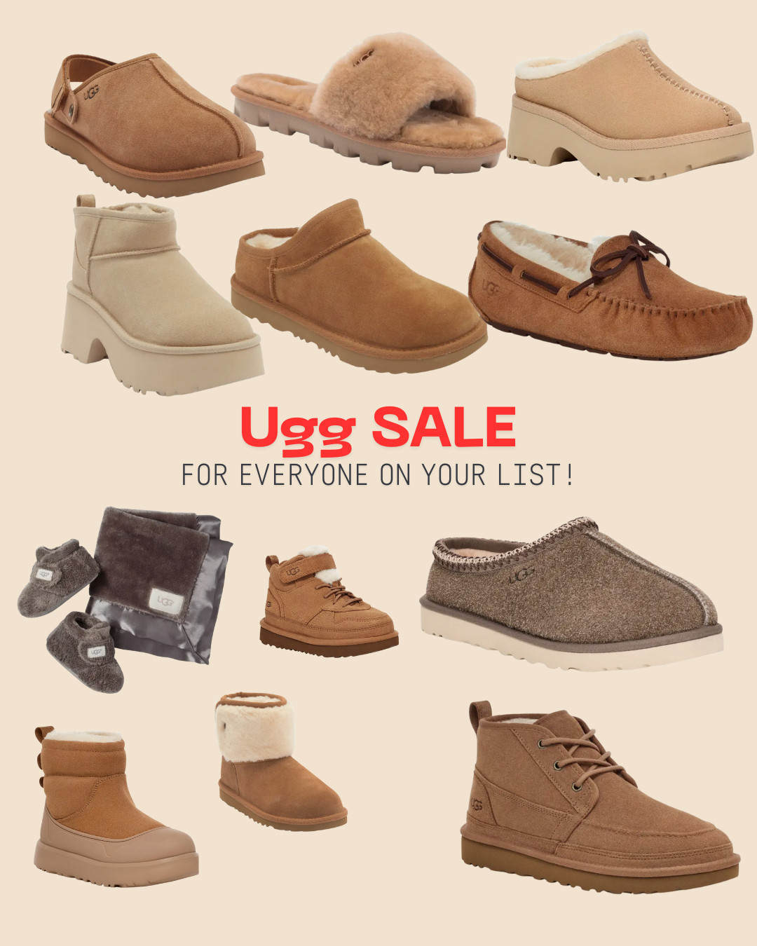 Ugg SALE for everyone on your list! #Ugg #boots #winterready #giftguide #sale  

 #LTKGiftGuide #LTKHoliday #LTKKids