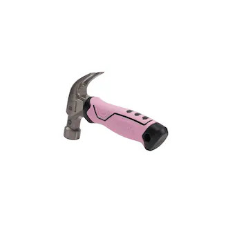 Kobalt Pink 8 -oz Steel Head Plastic Handle Hatchet Claw hammer Lowes.com | Lowe's