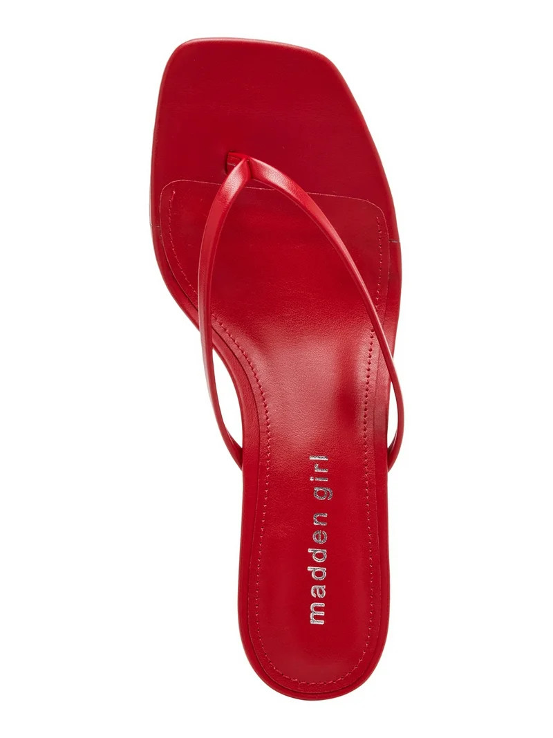 Madden Girl Women's Charlene Thong 2 inch Kitten Heel Sandal | Walmart (US)