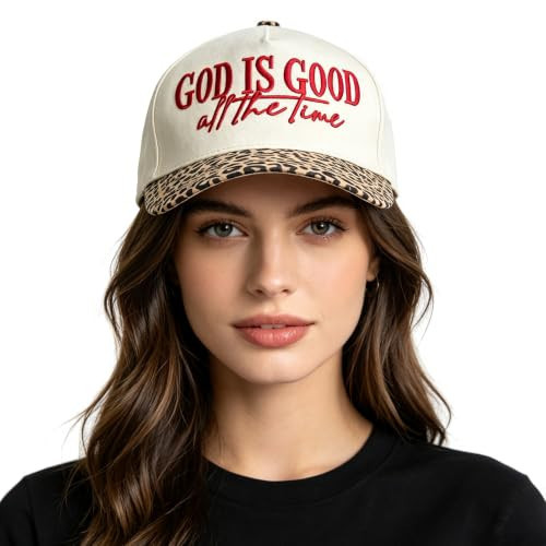Funny Trucker Hat for Women God is Good All the Time Embroidered Caps | Amazon (US)