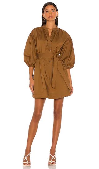 Nadia Dress in Brown | Revolve Clothing (Global)