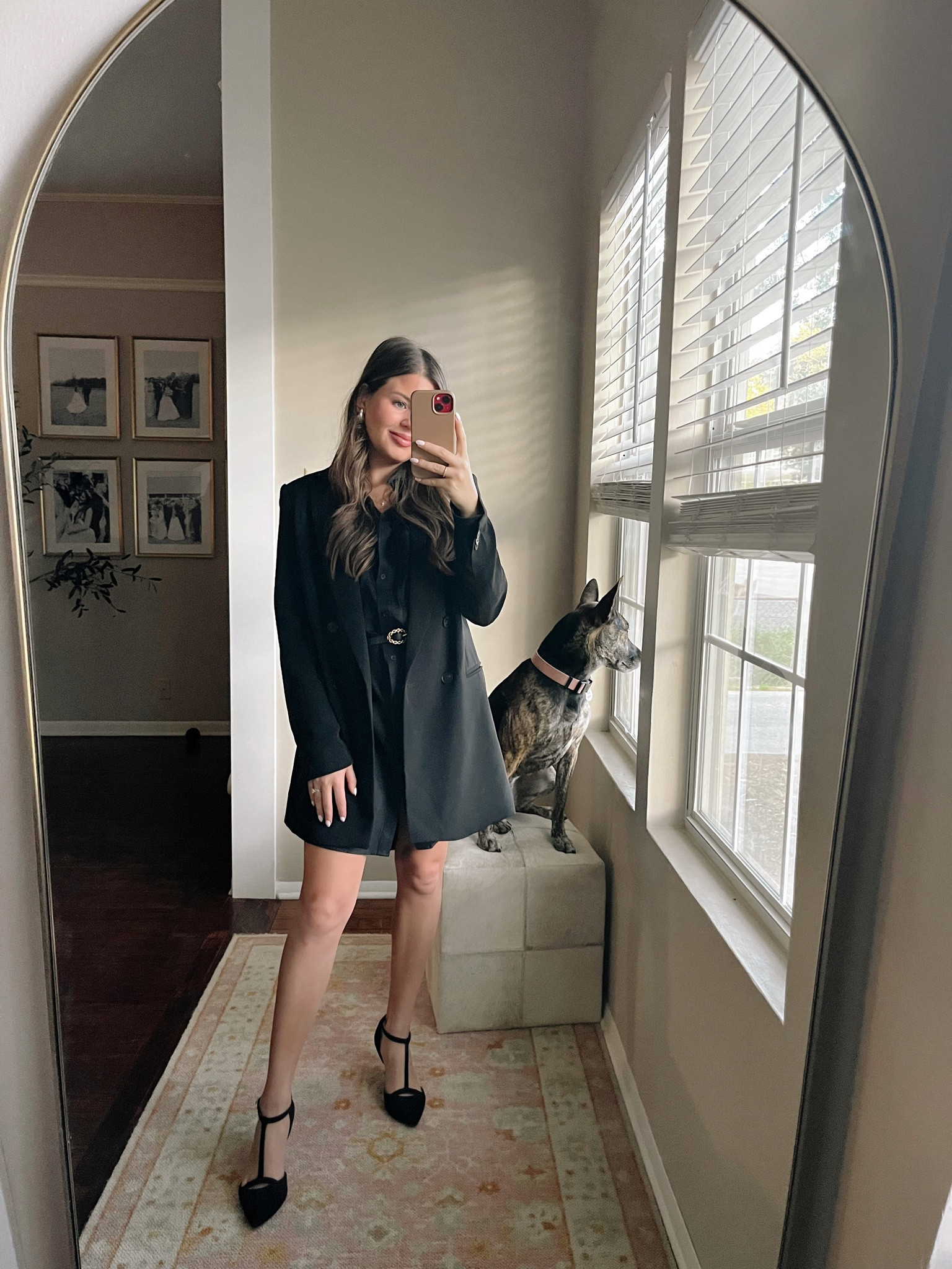 Corporate ootd

Basic blazer, black blazer, oversized blazer, black shirt dress, H&M, pointed toe pumps, black pumps, tstrap heels, silver teardrop earrings, bottega veneta dupe, amazon find, drop earrings 