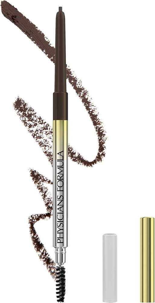 Physicians Formula Eyebrow Retractable Slim Definer Brow Pencil, Medium Brown, Dual-Sided Brow Br... | Amazon (US)