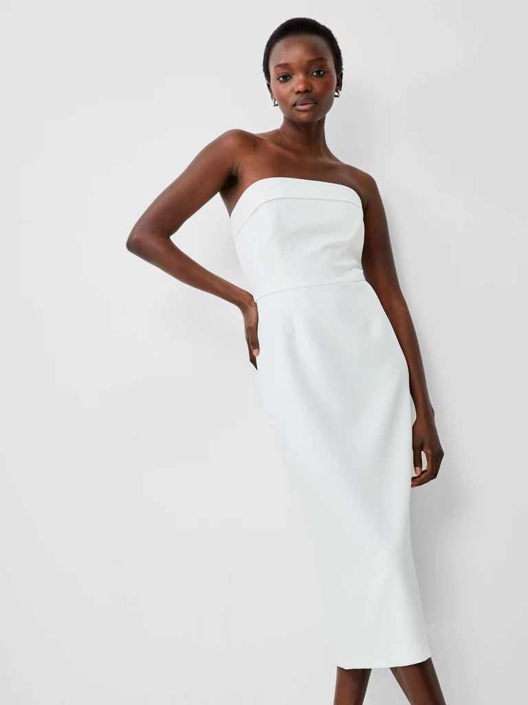 Echo Crepe Strapless Dress | French Connection (US)