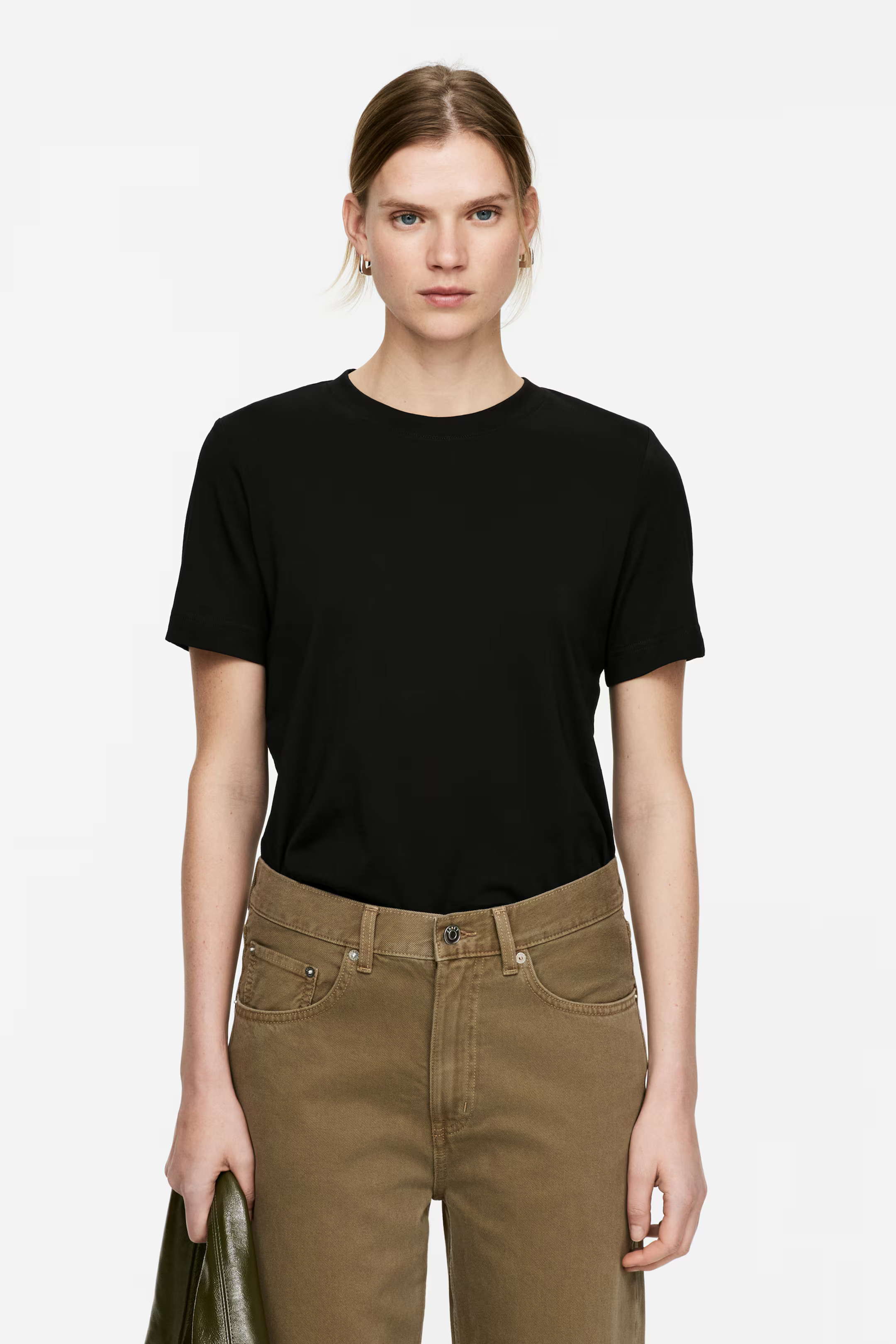 LILY Lightweight T-Shirt - White - Ladies | H&M GB | H&M (UK, MY, IN, SG, PH, TW, HK)