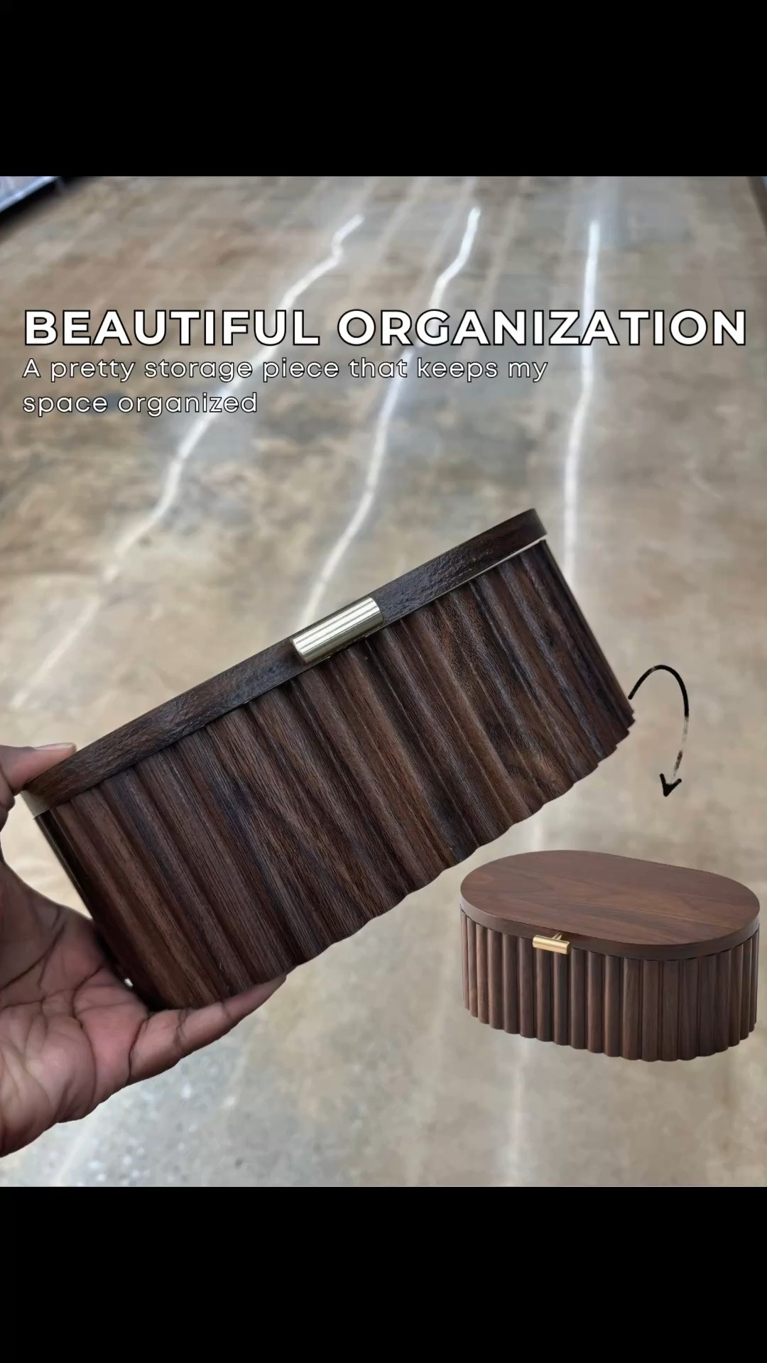 Storage doesn’t have to be boring. This scalloped wooden box keeps your everyday essentials organized while adding a stylish accent to your space.   wooden jewelry box, jewelry organizer, home decor ideas, vanity organization, bedroom decor ideas, cozy home decor, neutral home decor, decorative storage box, dresser organization, small space organization, modern farmhouse decor, aesthetic home finds

#LTKHome #LTKSeasonal #LTKmomlife