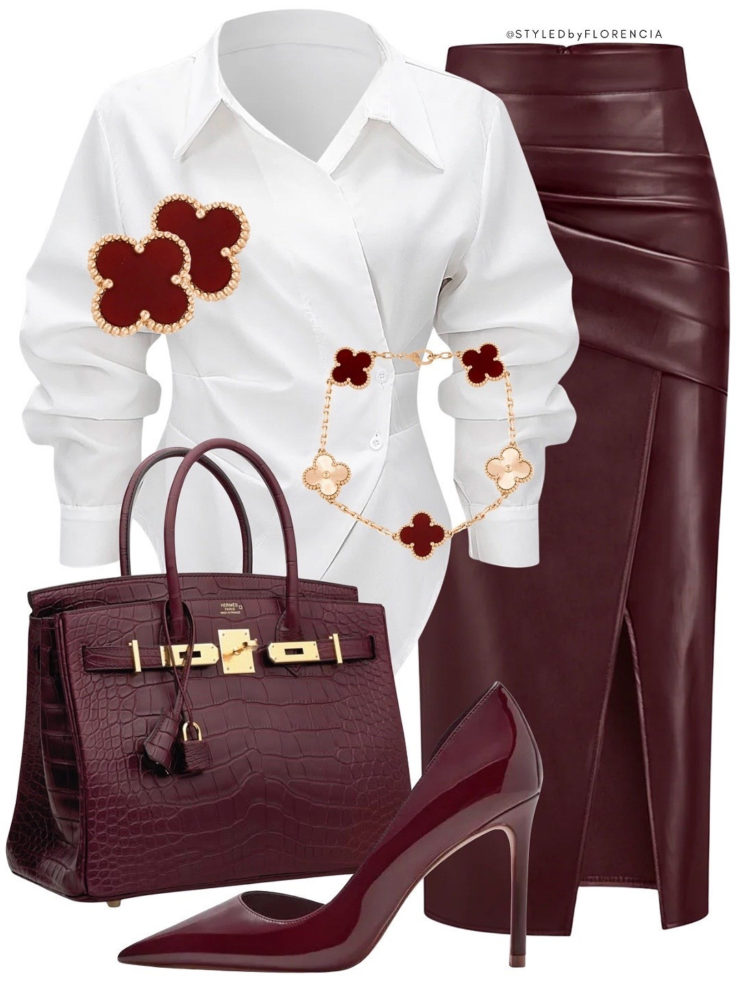 pop of burgundy for the office😍❤️ add matching jewels for a show-stopping look!

#LTKHoliday #LTKGiftGuide #LTKdayinmylife