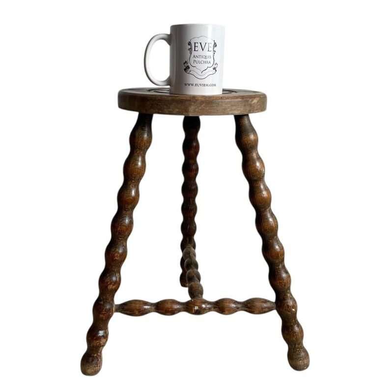 Plinth Vintage French Traditional Worn DAMAGED REPAIRED Stand Bobbin Leg Plinth Plant Tabouret C1... | Etsy (US)