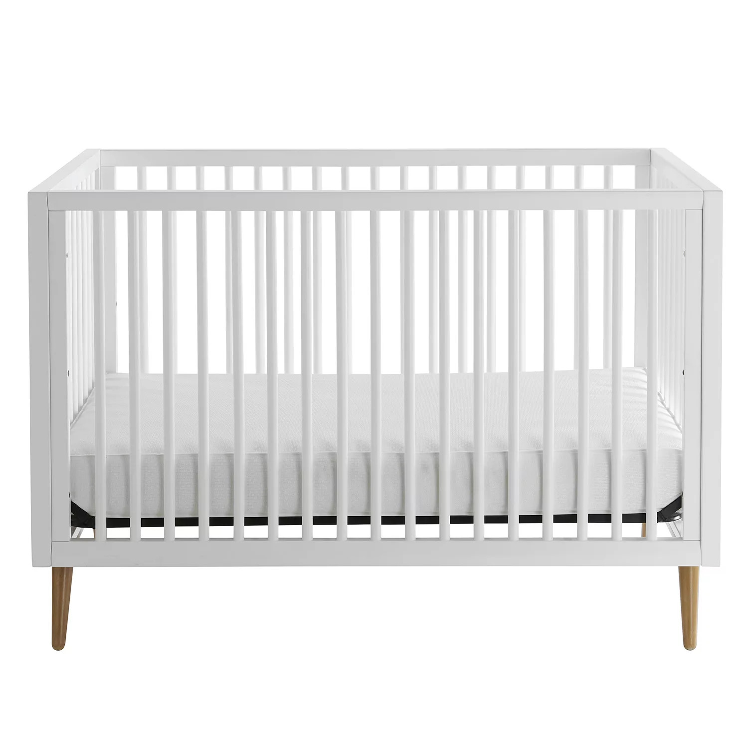 Contours Roscoe 3-in-1 Standard Crib, White and Maple Finish | Sam's Club