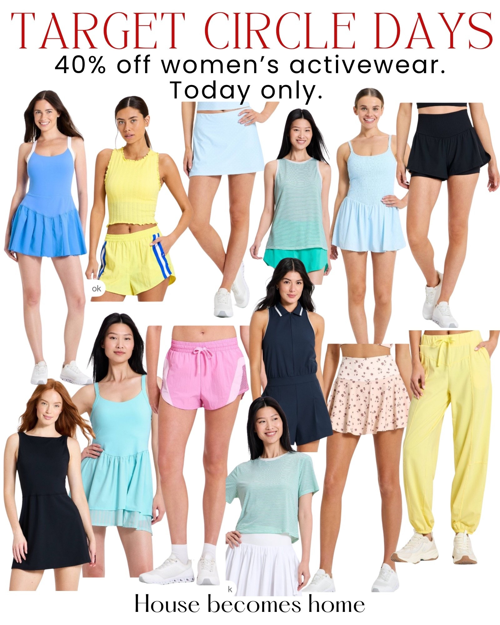 Target circle days! 40% off women’s activewear. Today only!

#LTKSaleAlert #LTKTravel #LTKActive