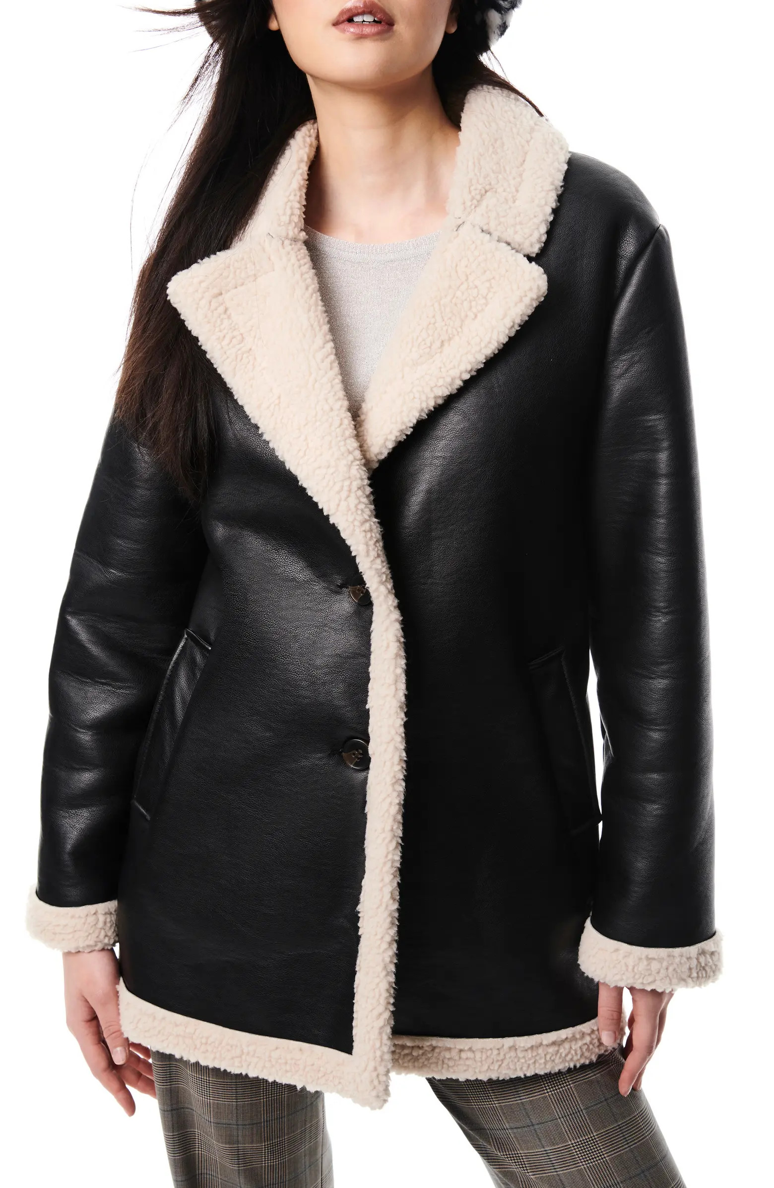 Faux Shearling Coat | Nordstrom