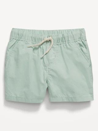 Unisex Cotton Poplin Pull-On Shorts for Baby Boy Easter Outfits | Old Navy (US)