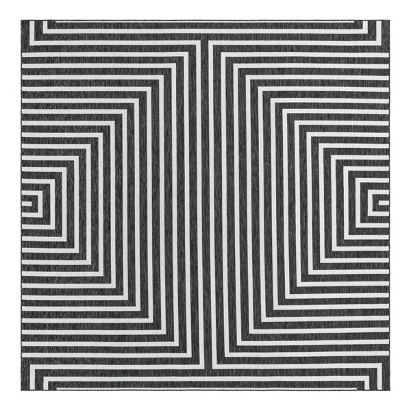 Outdoor Modern Indoor/Outdoor Area Rug | Wayfair North America