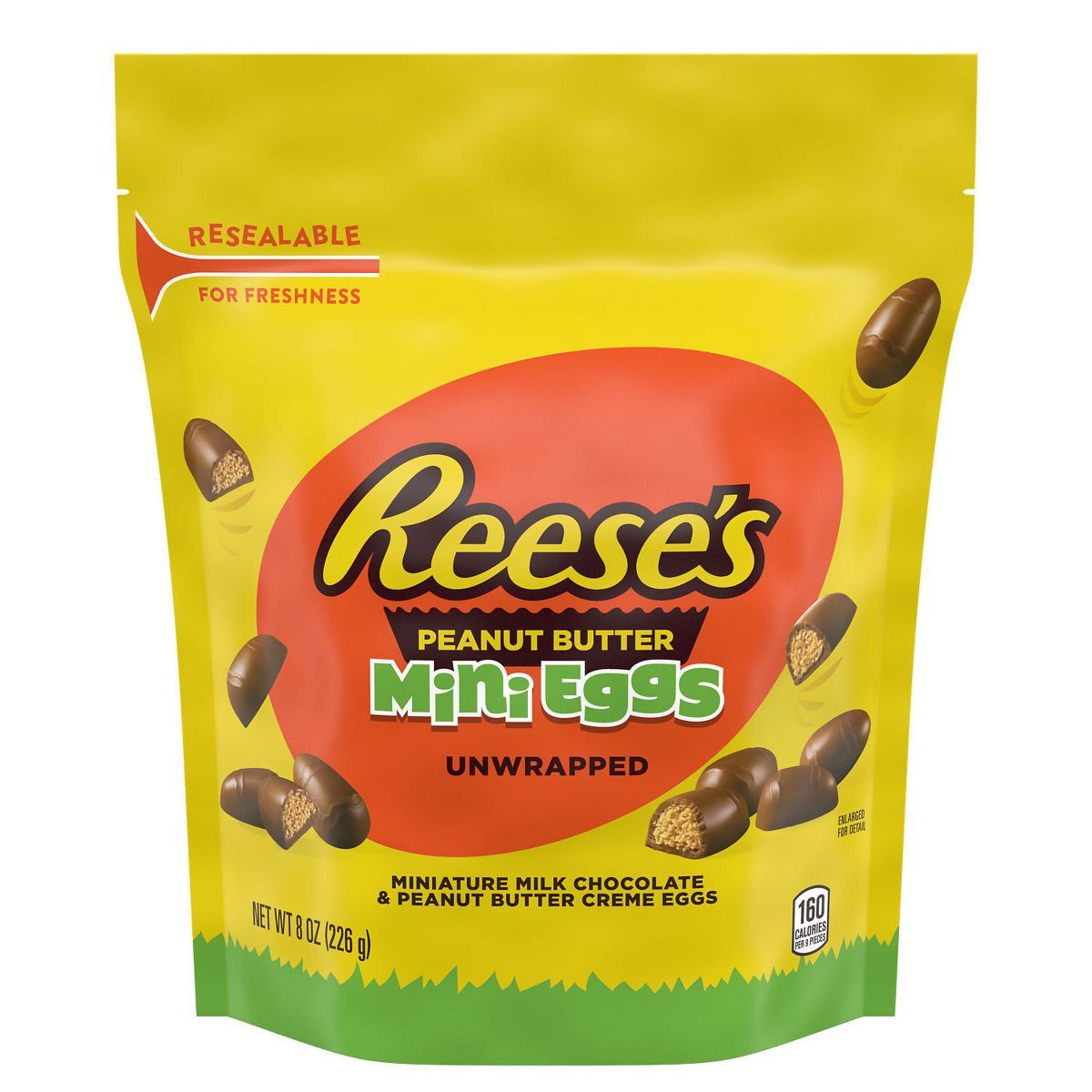 Reese's Milk Chocolate Peanut Butter Crème Easter Candy Mini Eggs - 8oz | Target