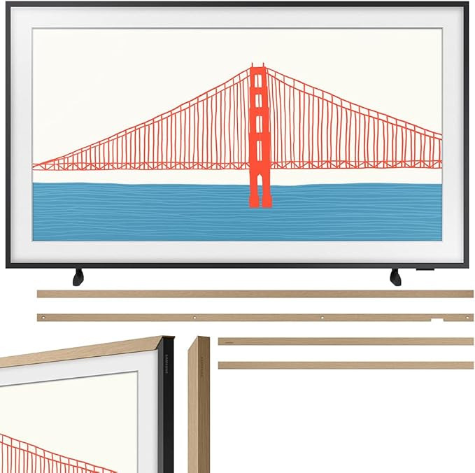 Samsung QN50LS03AAFXZA 50 Inch The Frame QLED 4K Smart TV Bundle 50 inch The Frame Customizable B... | Amazon (US)