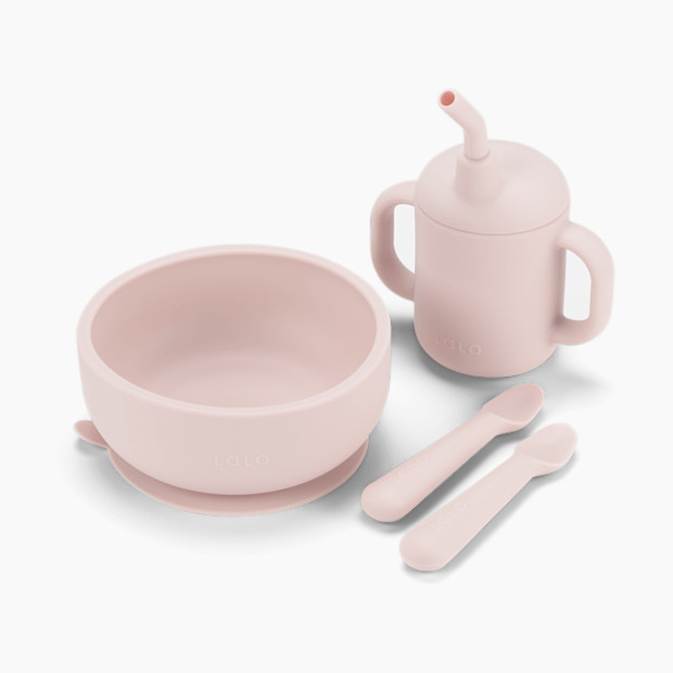 Lalo First Bites Starter Kit for Solid Food in Grapefruit | Babylist