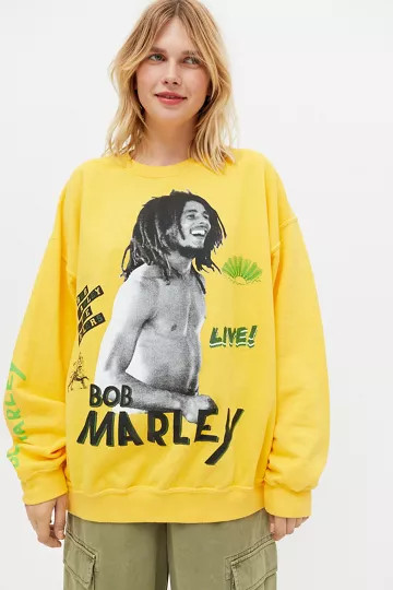 Bob Marley The Wailers Crew Neck Sweatshirt | Urban Outfitters (US and RoW)