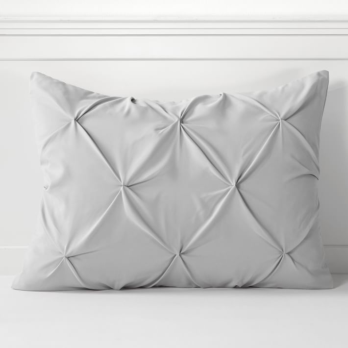 Microfiber Pintuck Duvet Cover | Pottery Barn Teen