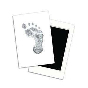 Pearhead Newborn Baby Handprint or Footprint “Clean-Touch” Ink Pad, 2 Uses, Black | Amazon (US)